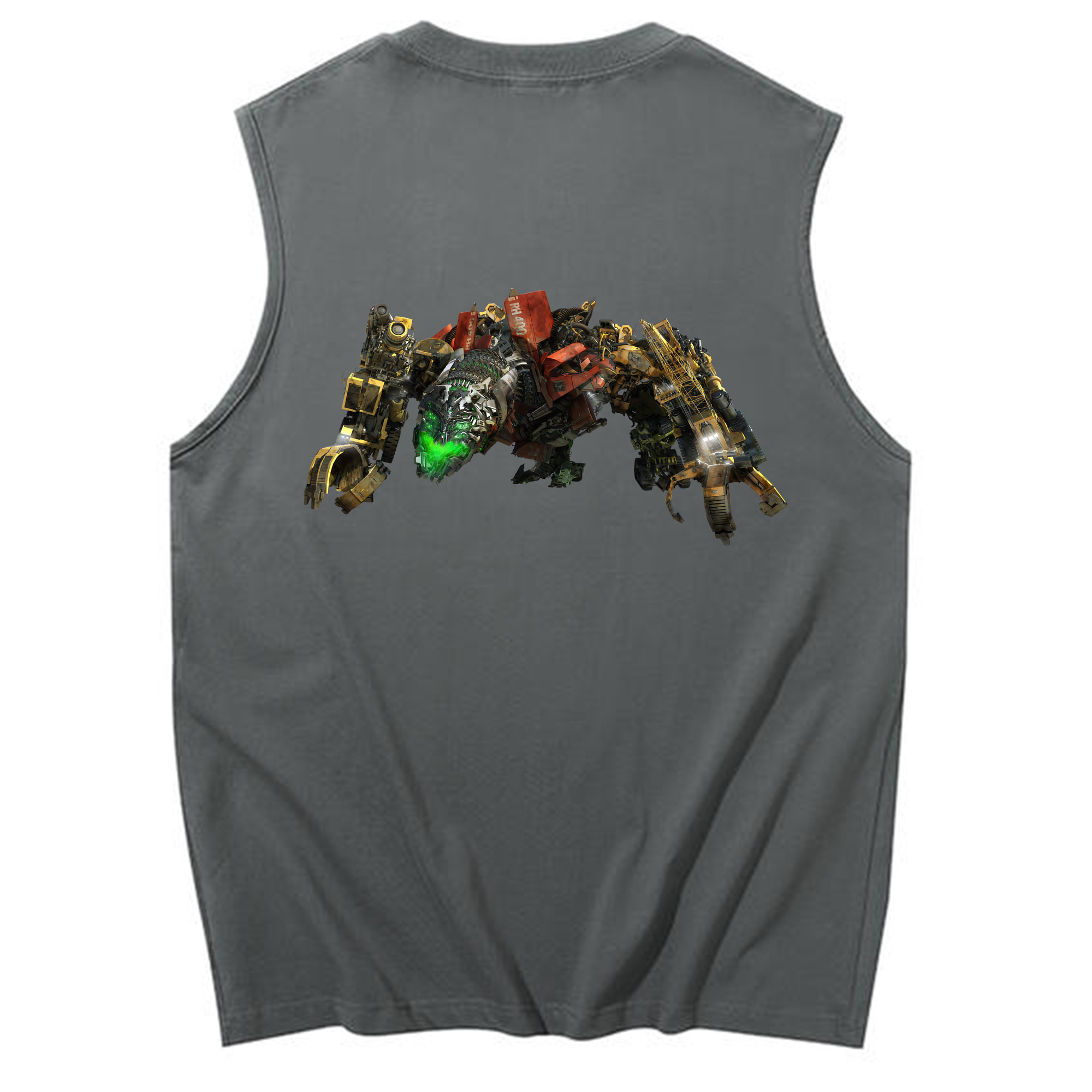 （画像用） Transformers トランスフォーマー コットン100％タンクトップ（背面プリント）